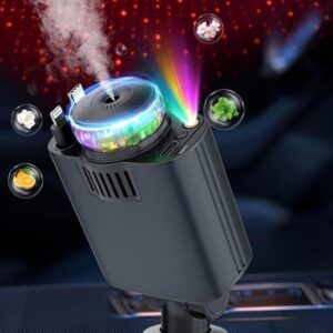 شارژر فندکی و خوشبوکننده خودرو 5 کاره برند starlight مدل D1